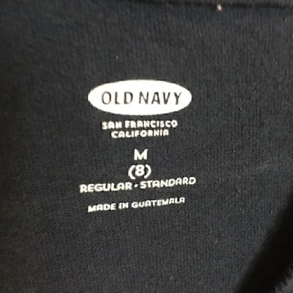 Old Navy boys size 8 medium navy USA football T-shirt NWOT